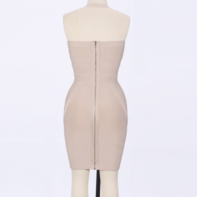 Halter Sleeveless Mini Bandage Dress PP0601