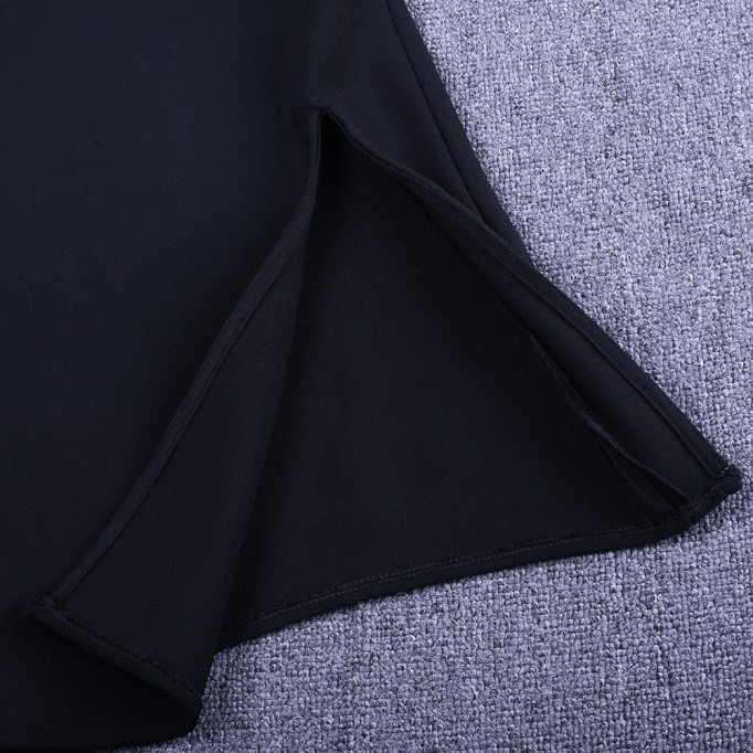 One Shoulder Sleeveless Frill Over Knee Bandage Dress PM1205