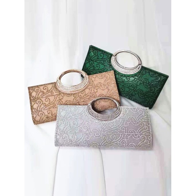 Gorgeous PU With Rhinestone Evening/Party Handbags #BAG0006